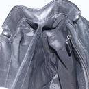 GUCCI Bamboo Hand Bag Leather Black 002 1061 Auth 166673-19