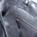 GUCCI Bamboo Hand Bag Leather Black 002 1061 Auth 166673-20