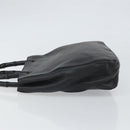 GUCCI Bamboo Hand Bag Leather Black 002 1061 Auth 166673-4