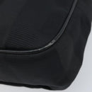 Salvatore Ferragamo Shoulder Bag Canvas Black Gold Auth 166679-15
