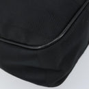 Salvatore Ferragamo Shoulder Bag Canvas Black Gold Auth 166679-16