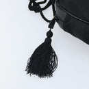 Salvatore Ferragamo Shoulder Bag Canvas Black Gold Auth 166679-10