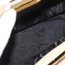 Salvatore Ferragamo Hand Bag Leather 2way Beige Gold Auth 166680-11