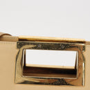 Salvatore Ferragamo Hand Bag Leather 2way Beige Gold Auth 166680-3