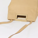 Salvatore Ferragamo Hand Bag Leather 2way Beige Gold Auth 166680-7