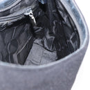 Salvatore Ferragamo Vala Shoulder Bag Nylon Black Auth 166682-18