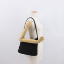 Salvatore Ferragamo Vala Shoulder Bag Nylon Black Auth 166682-22