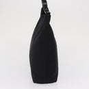 Salvatore Ferragamo Vala Shoulder Bag Nylon Black Auth 166682-3