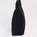 Salvatore Ferragamo Vala Shoulder Bag Nylon Black Auth 166682-4