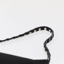 Salvatore Ferragamo Vala Shoulder Bag Nylon Black Auth 166682-14