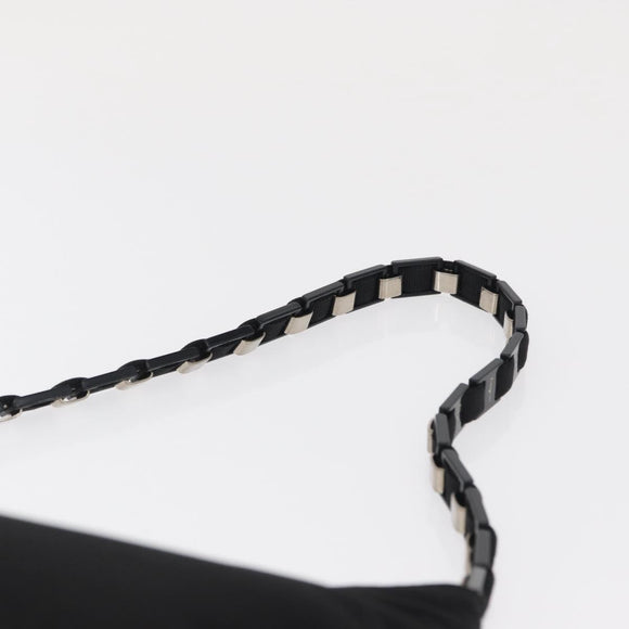 Salvatore Ferragamo Vala Shoulder Bag Nylon Black Auth 166682