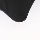PRADA Shoulder Bag Nylon Black Silver Auth 166684-9