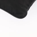 PRADA Shoulder Bag Nylon Black Silver Auth 166684-14