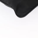 PRADA Shoulder Bag Nylon Black Silver Auth 166684-15