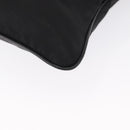 PRADA Shoulder Bag Nylon Black Silver Auth 166684-16