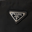 PRADA Shoulder Bag Nylon Black Silver Auth 166684-17