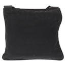 PRADA Shoulder Bag Nylon Black Silver Auth 166684-2