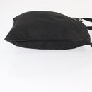 PRADA Shoulder Bag Nylon Black Silver Auth 166684-3