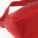 PRADA Shoulder Bag Nylon Red Silver Auth 166685-13