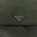 PRADA Backpack Nylon Khaki Silver Auth 166688-20