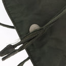 PRADA Backpack Nylon Khaki Silver Auth 166688-10