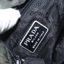 PRADA Backpack Nylon Khaki Silver Auth 166688-21