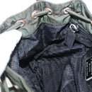 PRADA Backpack Nylon Khaki Silver Auth 166688-23