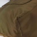 PRADA Tote Bag Nylon Khaki Silver Auth 166690-14
