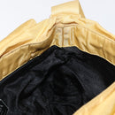 PRADA Shoulder Bag Nylon Yellow Silver Auth 166691-20