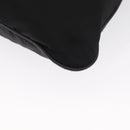 PRADA Shoulder Bag Nylon Black Silver Auth 166693-15