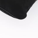 PRADA Shoulder Bag Nylon Black Silver Auth 166693-17