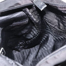 PRADA Shoulder Bag Nylon Black Silver Auth 166693-20