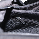 PRADA Shoulder Bag Nylon Black Silver Auth 166693-22