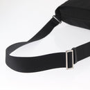PRADA Shoulder Bag Nylon Black Silver Auth 166693-7