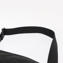 PRADA Shoulder Bag Nylon Black Silver Auth 166693-14