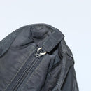 PRADA Tote Bag Nylon Black Silver Auth 166698-19