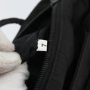 PRADA Tragetasche Nylon Schwarz Silber Original 166698-12