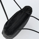 PRADA Tote Bag Nylon Black Silver Auth 166698-6