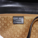 GUCCI Hand Bag Suede Brown Silver 000 0844 Auth 166700-18