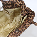 BOTTEGA VENETA Hand Bag Nylon Brown Auth 166702-18