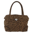 BOTTEGA VENETA Hand Bag Nylon Brown Auth 166702-13