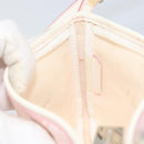 LOEWE Anagram Shoulder Bag Canvas Pink Silver Auth 166707-19