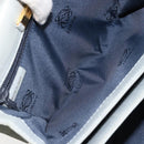 LOEWE Anagram Shoulder Bag Leather Gray Gold Auth 166708-12