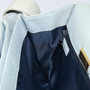 LOEWE Anagram Shoulder Bag Leather Gray Gold Auth 166708-19