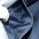 LOEWE Anagram Shoulder Bag Leather Gray Gold Auth 166708-21