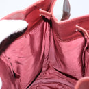 CARTIER Must Line Shoulder Bag Leather Bordeaux Gold Auth 166710-18