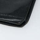 SAINT LAURENT Shoulder Bag Leather Gold Black Auth 166716-13