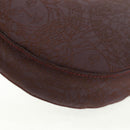 VERSACE Hand Bag Nylon Black Silver Auth 166717V-16