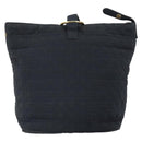 Christian Dior Canage Shoulder Bag Black Gold Auth 166720-2