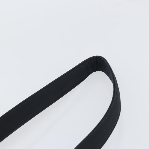 Christian Dior Canage Shoulder Bag Black Gold Auth 166720